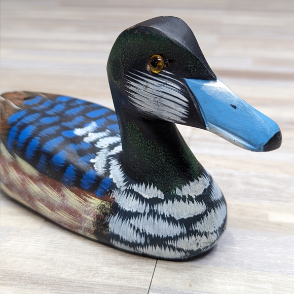 3 Wooden Carved Hand Painted Ducks - Picture 8 of 13